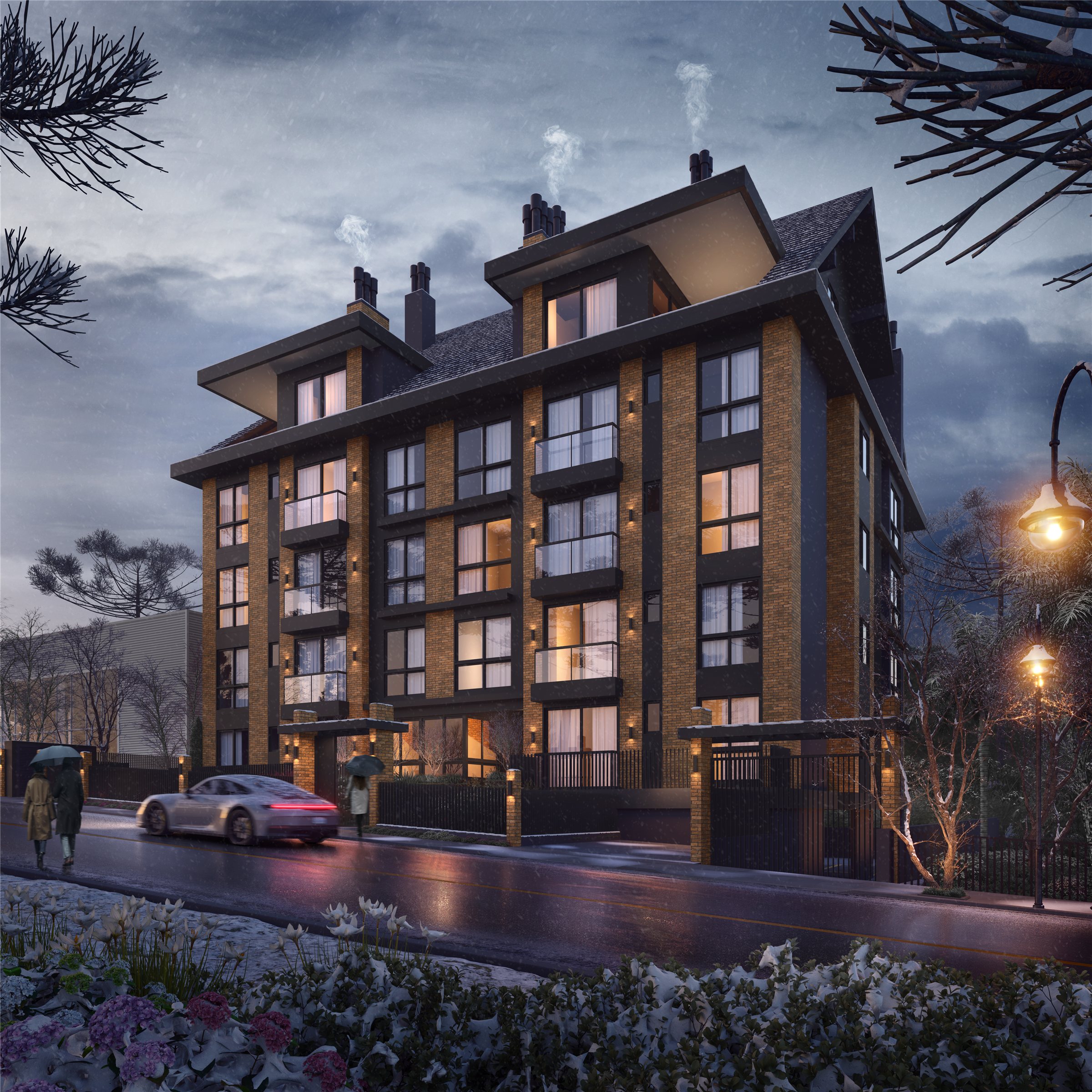 Apartamento de 1 quarto, 57 m², bairro Centro, Gramado/RS