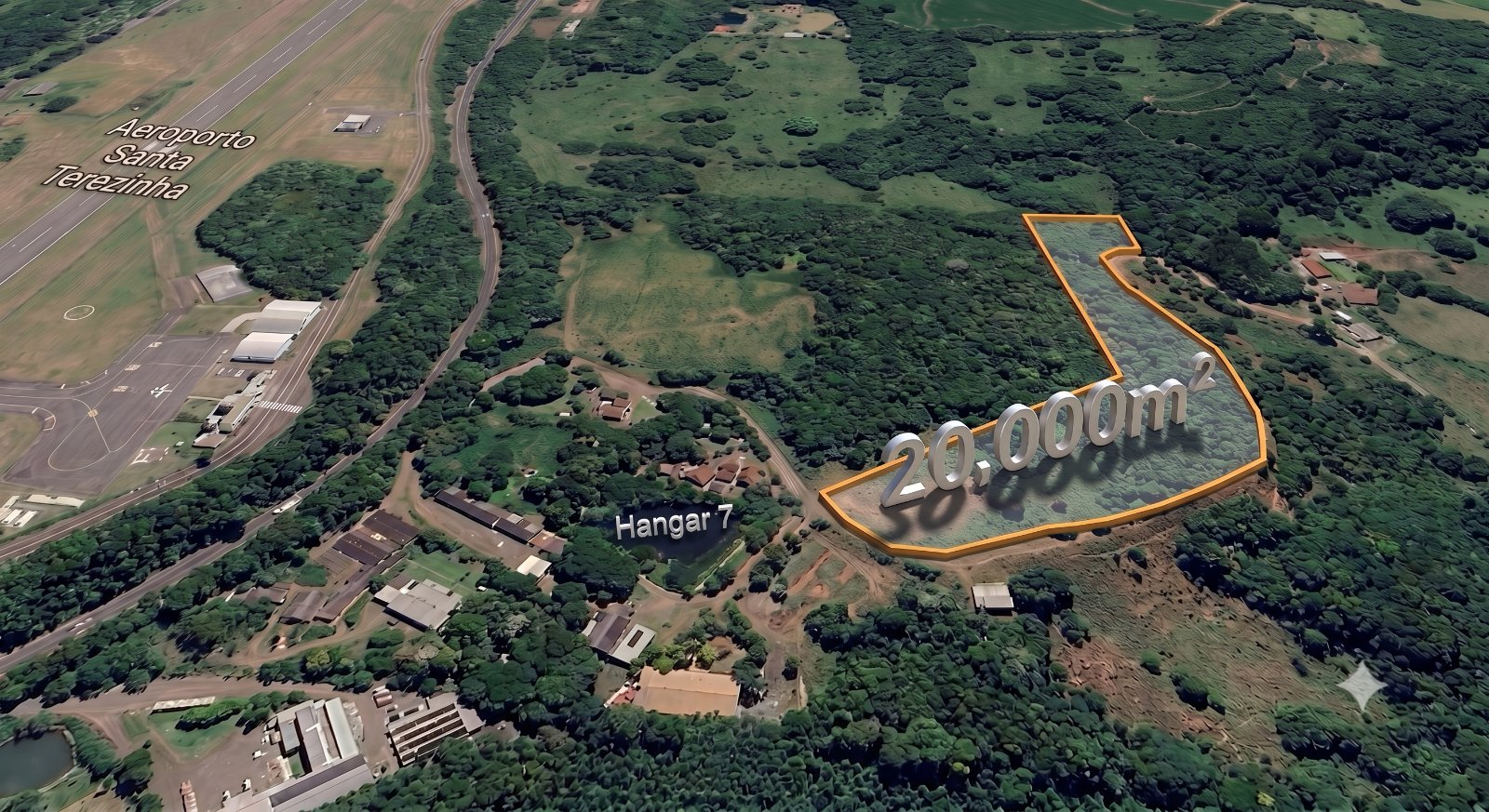Terreno enfrente ao Hangar Joaçaba