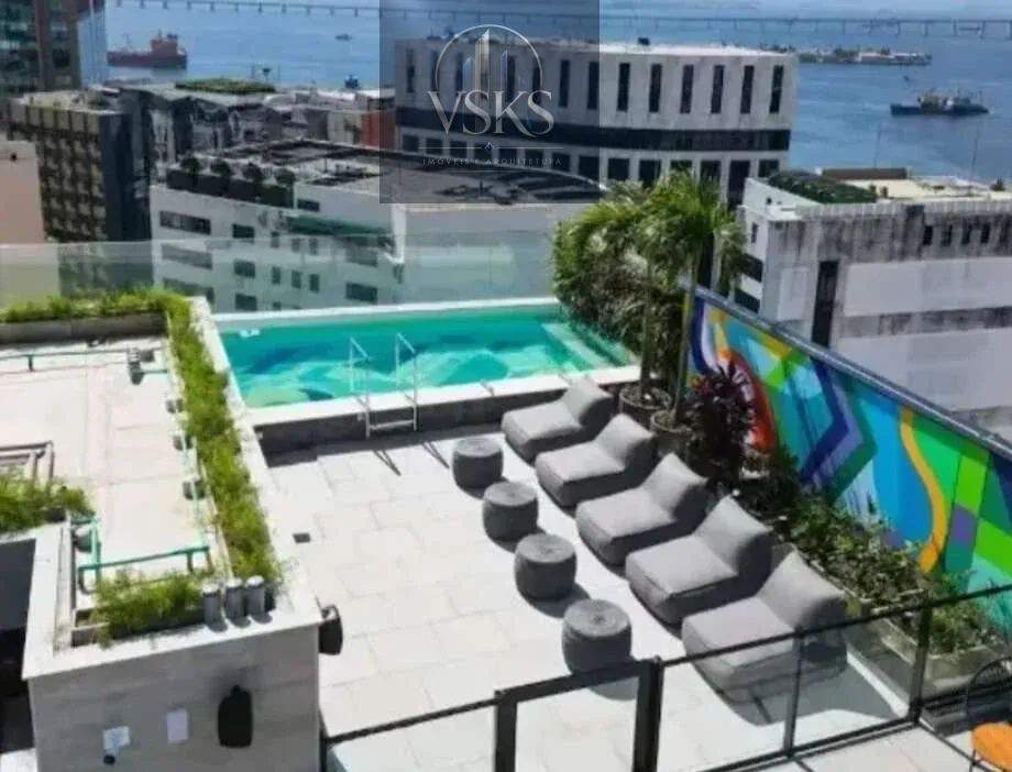 Apartamento Garden com 1 Quarto à venda, 52m² - no Skylux by Tegra - Centro do Rio de Janeiro