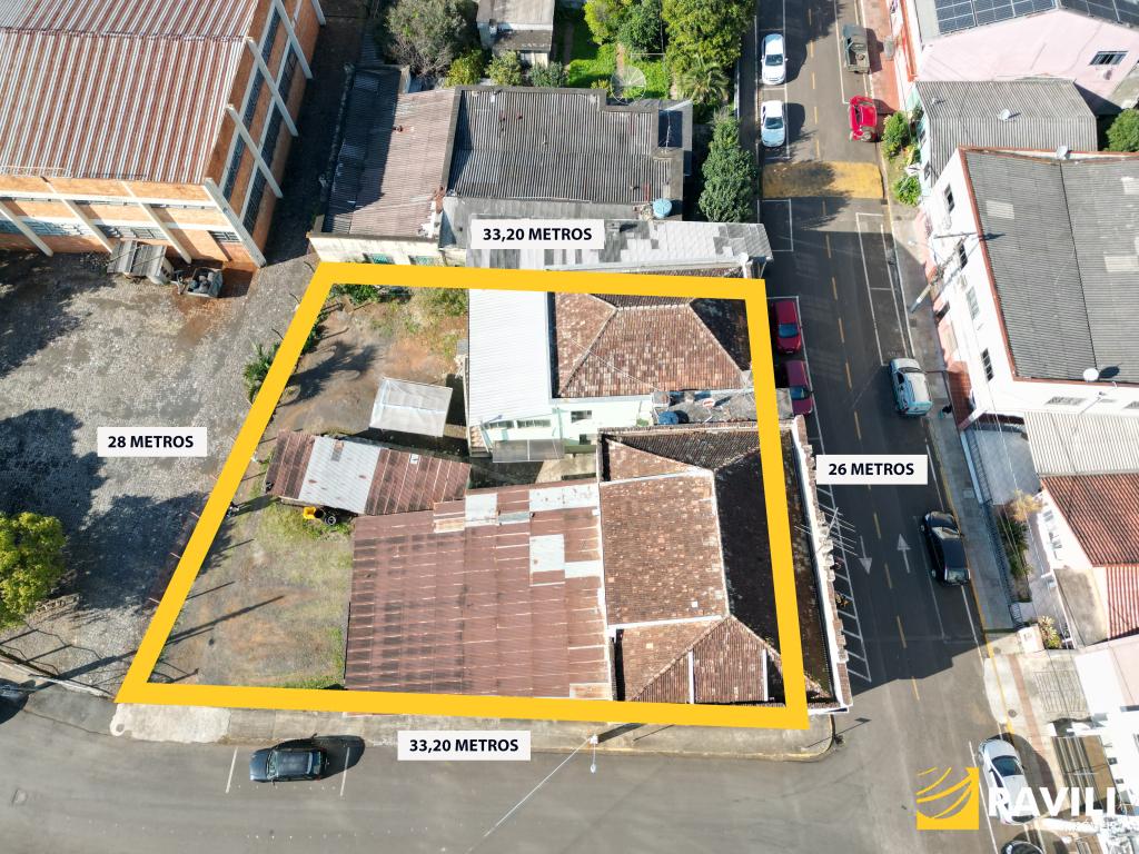 Terreno e Prédio Privilegiado no Centro de Luzerna para Venda!